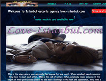 Tablet Screenshot of love-istanbul.com